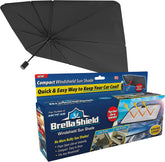 Foldable Car Windshield Sun Shade Umbrella – UV & Heat Protection